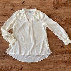 Crosby by Mollie Burch White Tunic Top
